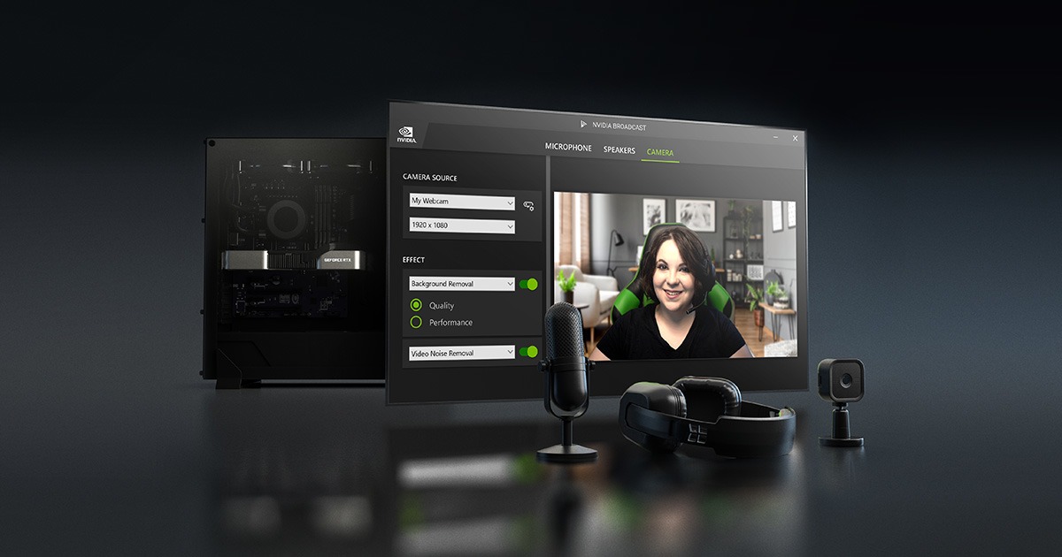 Приложение NVIDIA Broadcast